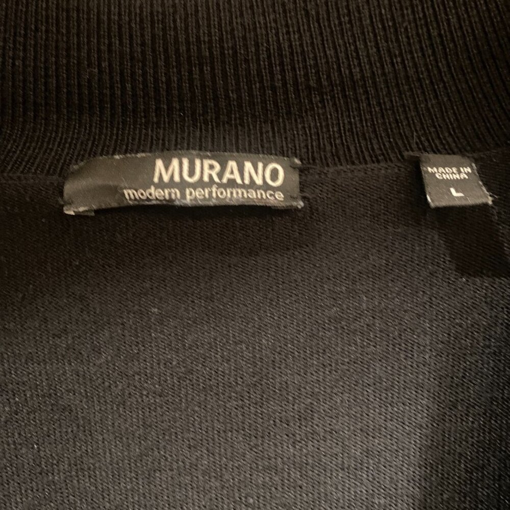 Murano Modern Performance V-Neck Button-Front Car… - image 3